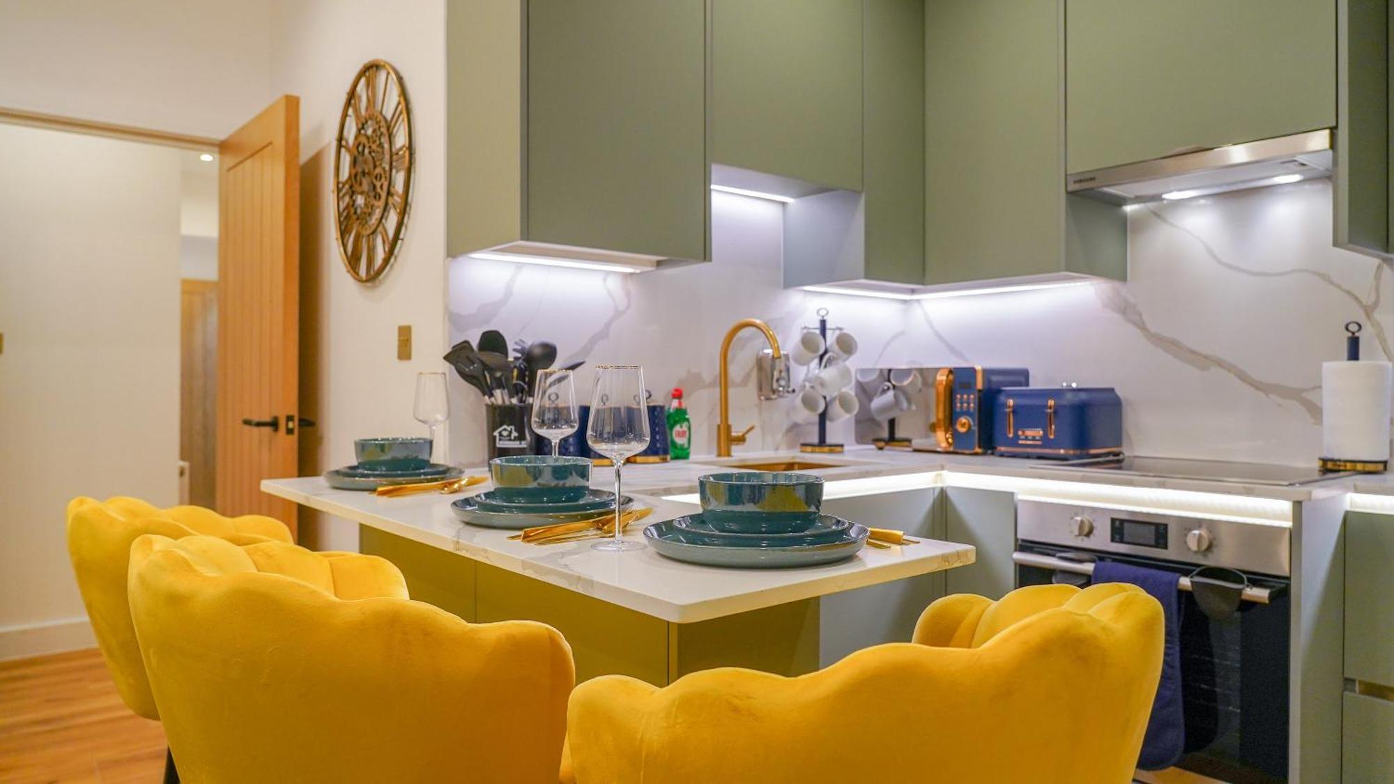 New Luxurious Stunning Block Apartments In Central Londen Buitenkant foto